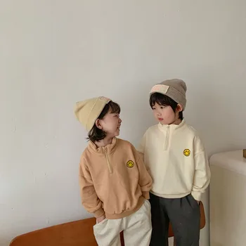 MILANCEL 2021 aasta Sügisel New Kids Riided Naeratus, Hupparit Poiste Pusad Puuvill Hupparit korea Tüdrukud Tops Beebi Tüdrukute Riided